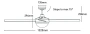 Ceiling fan Caprice AC BL D52