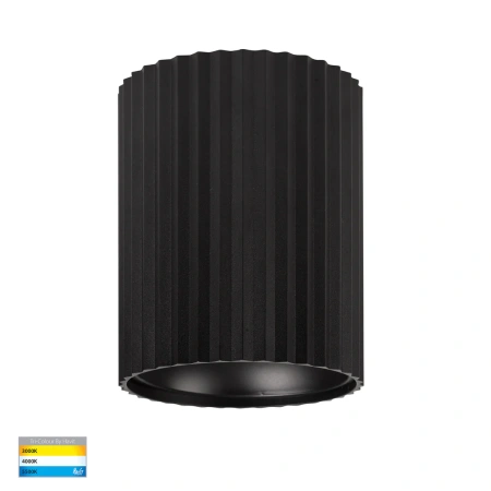 Surface downlight HV5853S-BLK Nella 3CCT LED 18W IP65 12V