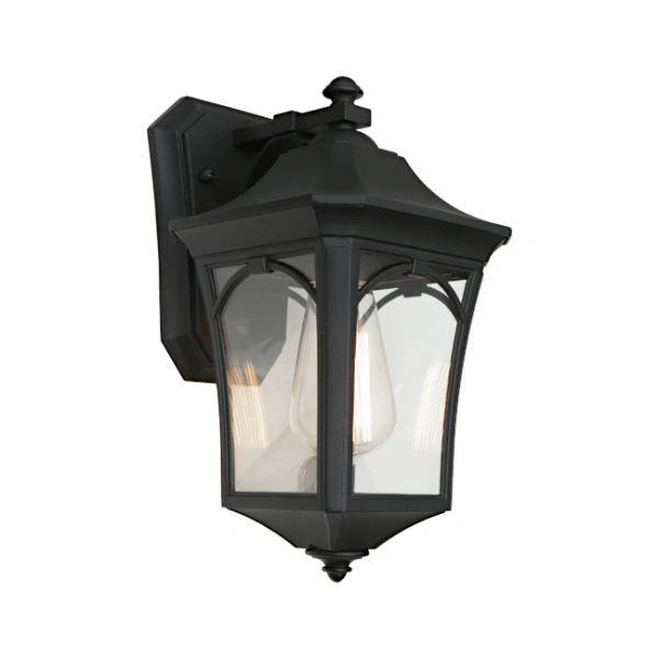 Wall Light Burston 1lt E27 Small BLK