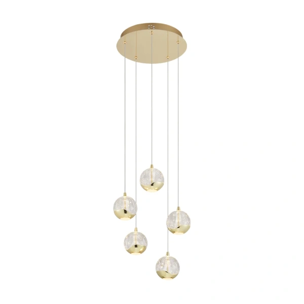 Pendant light SEGOVIA 5 LED 25W GD