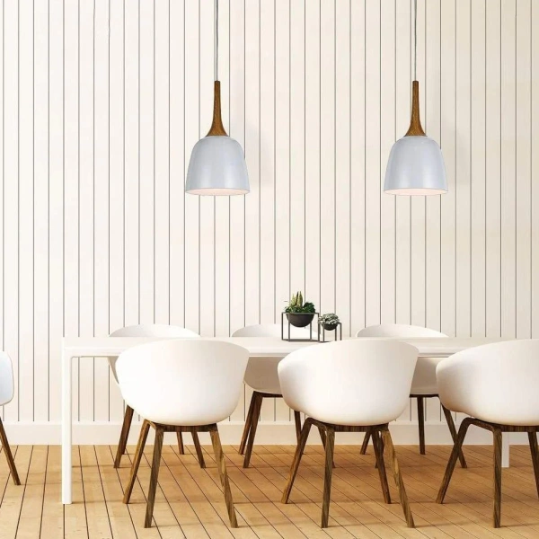 Pendant POLK 20 OAK WHT