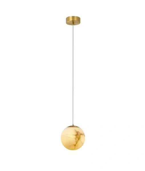 Pendant lamp Molina S1 Alabaster Spanish Marble G9 BRS