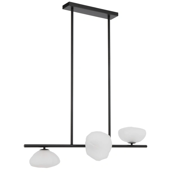 Pendant lamp ZECCA 3 D200 BLACK FROST