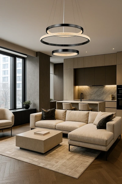 Pendant lamp Helisema 3 LED 3CCT BL