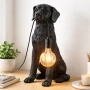 Table lamp Golden Retrieve LED Black