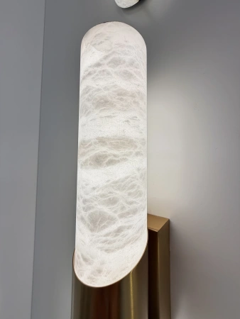 Wall light Aragon W1 Alabaster Spanish Marble LED 10W 3K BRS