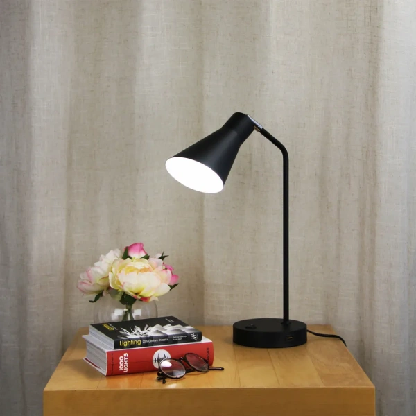 Desk lamp THOR WITH USB BLACK Desk lamp THOR WITH USB BLACK