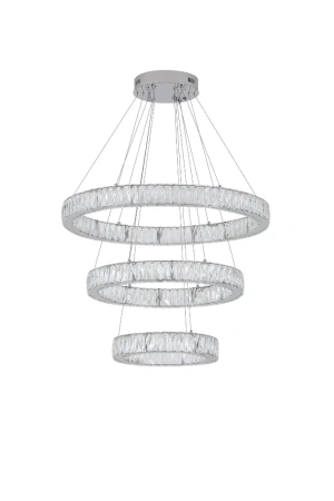 Pendant lamp FLORENCE 3 Rings LED 80W CH