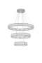 Pendant lamp FLORENCE 3 Rings LED 80W CH
