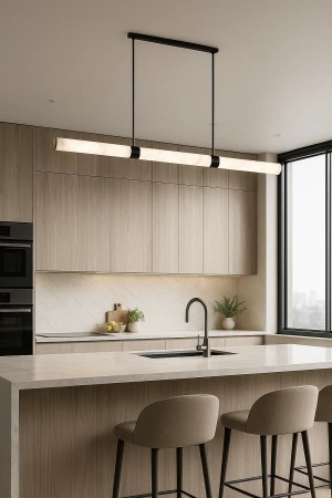 Pendant lamp MADISON Spanish Marble LED 40W 3CCT L150 BLK