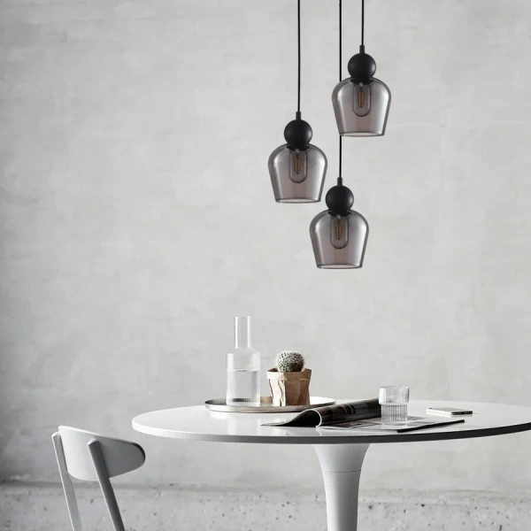 Pendant lamp CHAMPAN2 E27 black