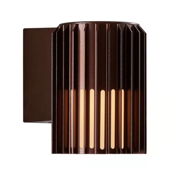 Wall light Aludra E27 Metallic BRN