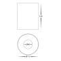 Surface downlight Nella BLK 5CCT LED 18W IP54