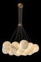 Pendant lamp Molina S19 Alabaster Spanish Marble G9 BRS