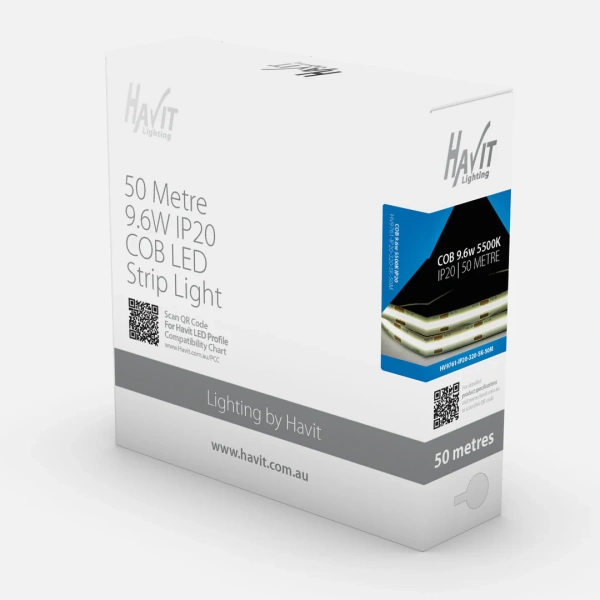 LED Strip Roll COB Dotless LED 9.6w 5K IP20 50m