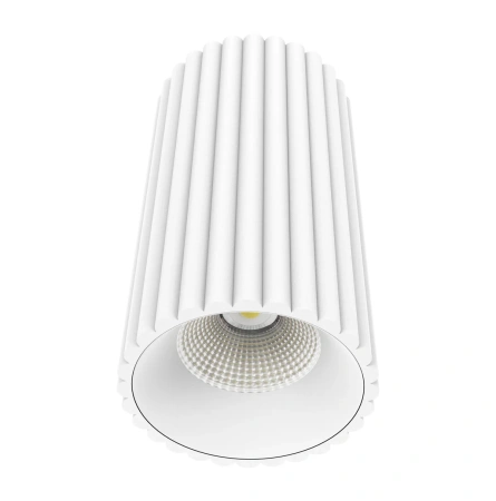 Surface Downlight LC410 Ripple LED 12W 3CCT D90 WH