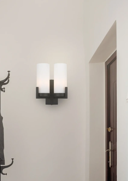 Wall light EAMON 2 E14 H25 BKOP