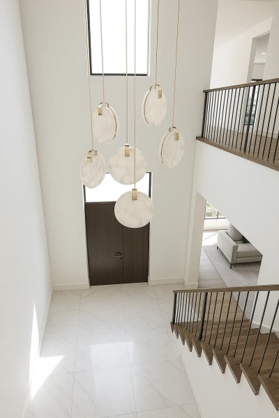 Pendant lamp Villastar P6 Alabaster Spanish Marble LED CCT Dim BRS