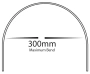 Bendable Aluminium Profile HV9693-1806 1m