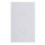 Wall Switch 2 Gang WHT HV9110-2 Wifi