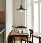 Pendant lamp Piatto E27 Small black
