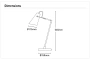 Table lamp Colton E27 BLK