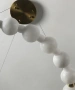 Pendant lamp Coronet Alabaster Spanish Marble D80 LED 48W CCT BRS