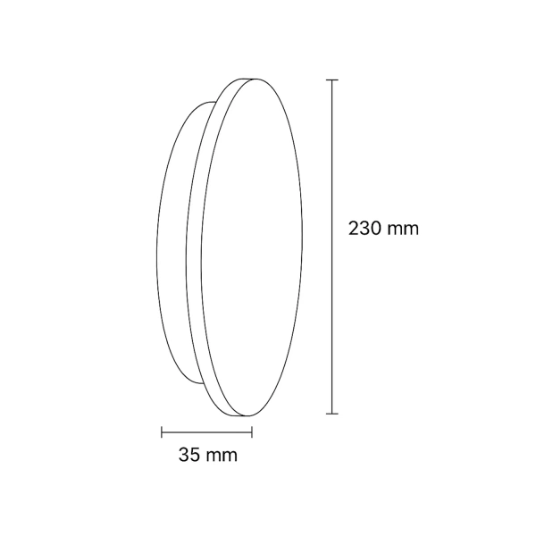 Wall lamp Shore Travertine LED 8W