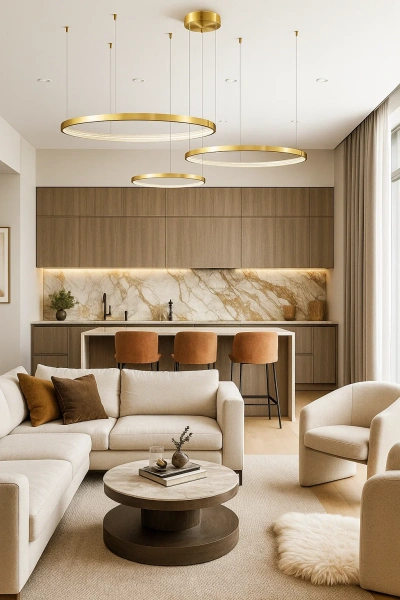 Pendant lamp Helisema S3 LED 3CCT BR