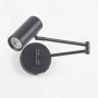 Wall lamp Beatrice Swing Arm with charging ports blk
