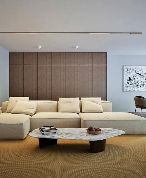 Track opal light LINEO Brass 48V 12W CCT