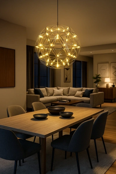 Pendant lamp Mesh D50