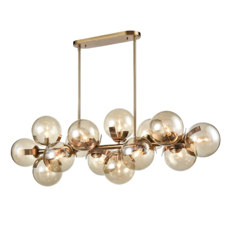 Pendant lamp Aurora E14 L145 BRS