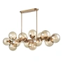 Pendant lamp Aurora E14 L145 BRS