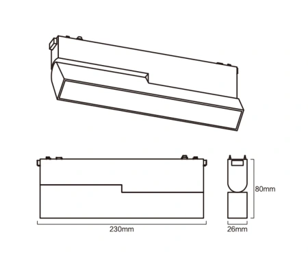 Track Opal Line Adjustable Z3081-20.OP.CCT.BK 48V 20W WIFI