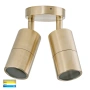 Wall light Tivah Tri Colour double GU10 BRS