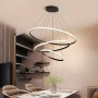 Pendant lamp Crown 3 Ring Black 5K