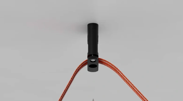 Woven track small fixed nodes Z5000-24.BTFN.BK 24V