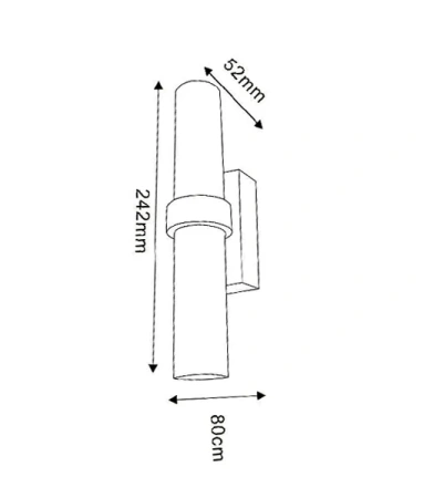 Wall light ROMEG2 LED