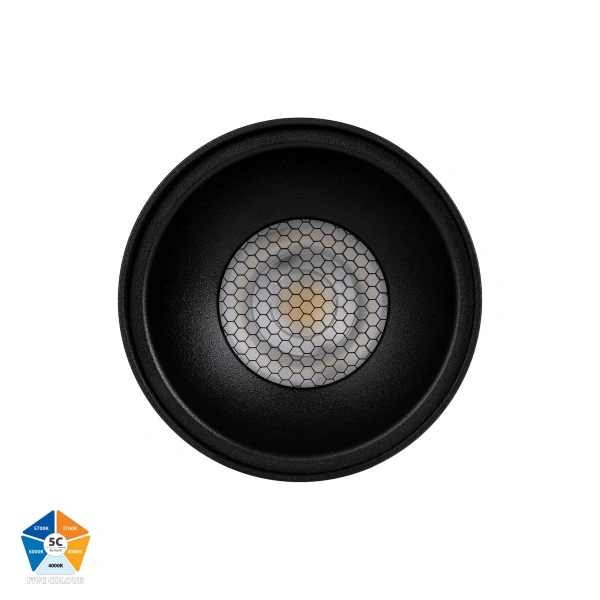 Surface downlight Nella 12V 12W 5CCT LED BLK