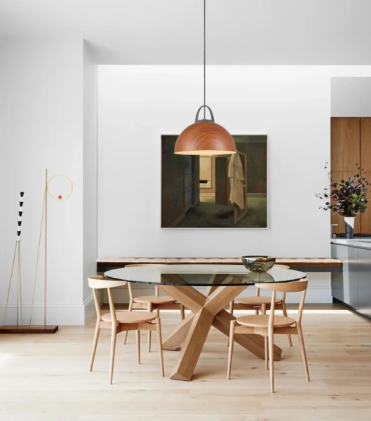 Pendant lamp LEGNA4 E27 grey