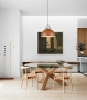 Pendant lamp LEGNA4 E27 grey