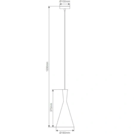 Pendant lamp RUBY-185 31393 COP