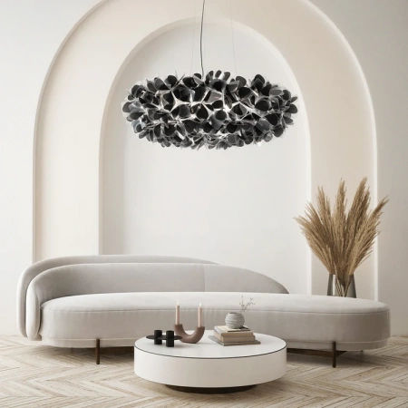 Pendant lamp Clizia Mama Non Mama S BK Handmade Italy
