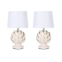 Table lamp Tasha Artichoke Set of 2 E14 WHT