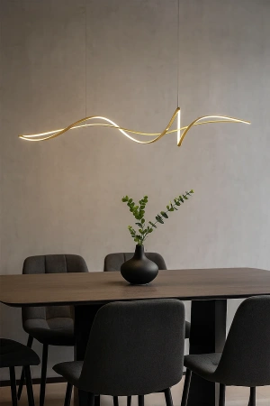Pendant lamp Famous linear 2 P3 LED 30W 3CCT L1600 GL