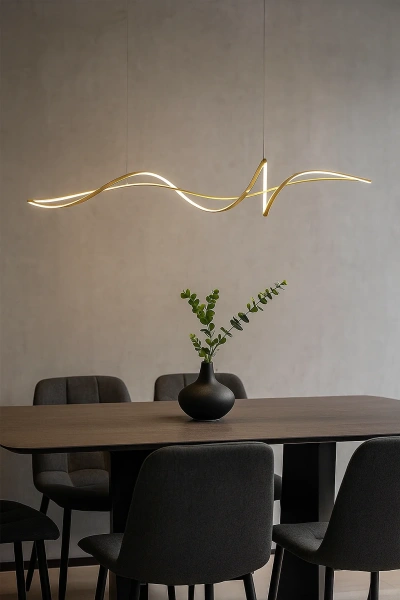 Pendant lamp Famous linear 2 P1 LED 20W 3K L1200 GL