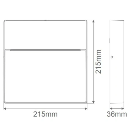 Step light ZEKE-9-SQR-DGR 19492