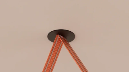 Woven track recessed latch Z5000-24.BTRL.BK 24V