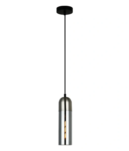 Pendant lamp PASTILLE Round Top Cylinder Smoke